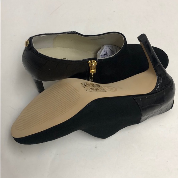 Michael Kors Sammy Ankle Boot Black Suede Booties - Picture 8 of 8